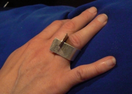 Kurs výroby šperků Praha - stříbrný patinovaný prsten