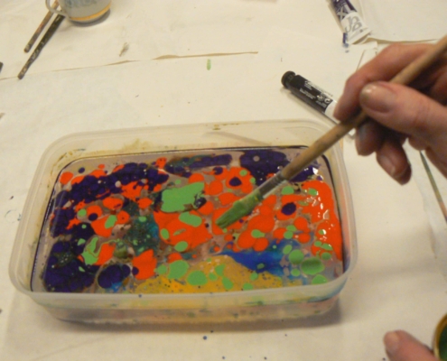 malování barvami