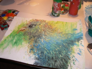 malba obrazu Atelier ŠUM