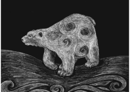 Inverzní kresba Ateliér ŠUM Praha 1