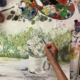 jak namalovat květinu