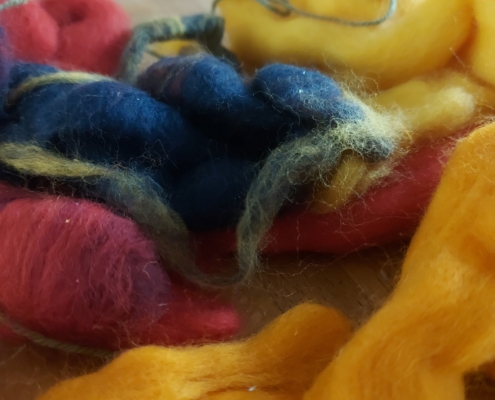 Ovčí rouno barvené Merino