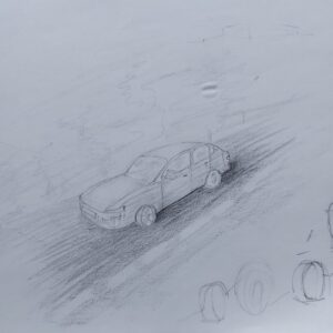  Jak nakreslit auto – hotová kresba tužkou